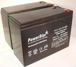 2 PACK BATTERY HGL10-12 FULLRIVER 12V 10AH/20HR REPLACEMENT