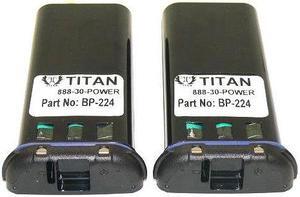 2X BP-224 Battery Pack For ICOM Handheld Marine Radio IC-M2 IC-GM1600