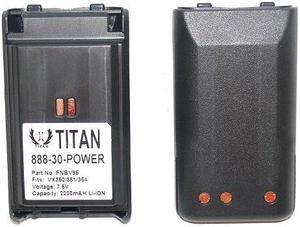 2X FNB-V96Li FNB-95Li Battery for Yaesu Vertex VX-350/351VX-354 7.5V 2200mAh