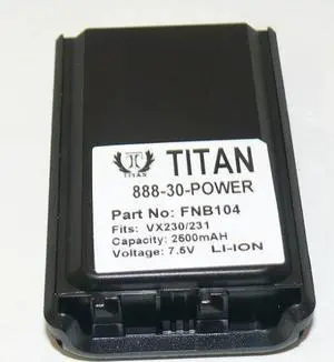 Tank« VX-231 Vertex Standard Two Way Radio Battery- 18 Month Warranty