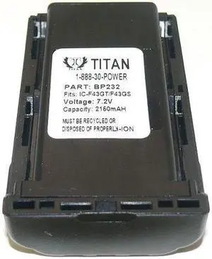 BP-232 BP-232N Battery for ICOM A14 F14 F24 F33GS F3021-