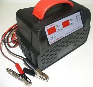 NEW Tank® 12-Volt Automatic Battery Charger, 10 Amp Fast Charge w/Carry Handle