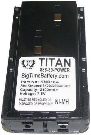 2100MAH BATTERY FOR KENWOOD KNB15 KNB-15 KNB-15A TK-260 TK-360