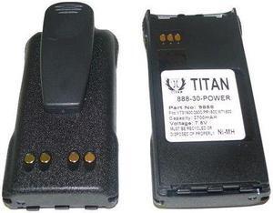 2X 2700mAh Ni-MH NNTN7335 NNTN7554 Battery for MOTOROLA XTS1500 XTS2500 Radio