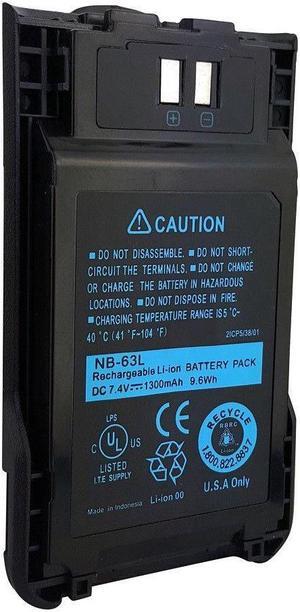 KNB-63L KNB-65L Replacement Battery for KENWOOD TH-K20A/K20E TH-K40A/K40E Radio