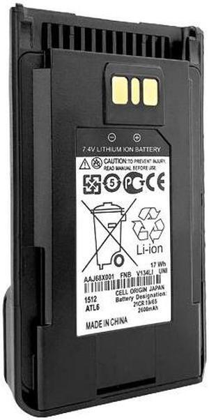 Replacement Battery for Vertex Standard FNB-V134LI FNB-V134LI-UNI FNBV134LI FNB-V134 AAJ68X001 7.4V 2600mAh Li-Ion