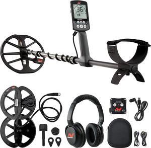 Minelab Equinox 800 All-Terrain Waterproof Multi-Purpose Metal Detector + Equinox Double-D 6" Smart Coil with Skid Plate