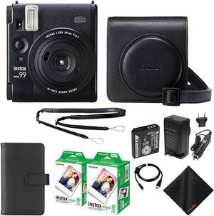 Fujifilm Instax Mini 99 Instant Film Camera with Instax Mini 99 Camera Case, Instax Mini Photo Album, 2 Pack of Instant Film (20 Exposures) and Waith Microfiber Cleaning Cloth (Essential Bundle Set)