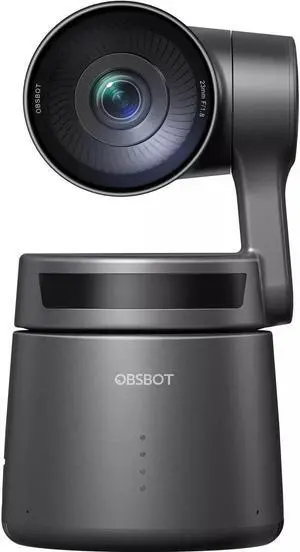 OBSBOT Tail Air AI-Powered PTZ Streaming Camera with USB-C Cable - Black