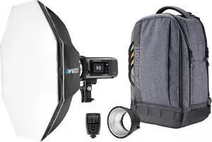 Westcott FJ400 II Strobe 1-Light Backpack Kit with FJ-X3 M Universal Trigger