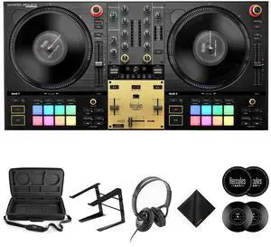 Hercules DJControl Inpulse T7 Premium Controller+Headphones+Laptop Stand Bundle