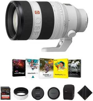 Sony FE 50-150mm f/2 GMaster Lens for Sony E Mount+64GB SDXC+Corel Software Kit