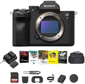 Sony a7 IV Full-Frame Mirrorless Hybrid Black Digital Camera+Corel Software Kit