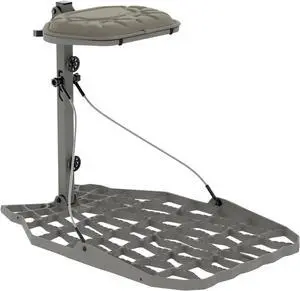 Novix Echo Lightweight Hang On Tree Stand Adjustable Seat, Aluminum