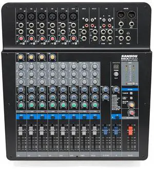 Samson MixPad SAMXP144FX 14-Input Analog Stereo Mixer with Effects and USB