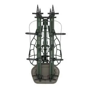 Novix Helo Hunt Ready System Hunting Accessories Bundle with Lock on Tree Stand & Tree Steps