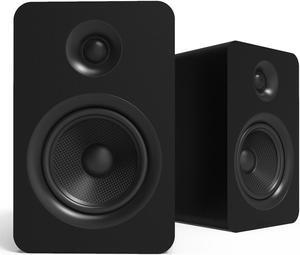 Kanto YUP6 Passive Bookshelf Speakers with 1" Silk Dome Tweeter and 5.25" Kevlar Woofer - External Amplifier/Receiver Required - Pair (Black)