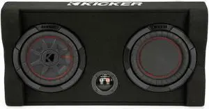 Kicker 48TRTP82 Down-Firing 8" CompRT 2-Ohm Subwoofer Enclosure