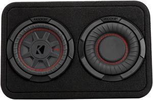 Kicker 6.75" 2-Ohm CompRT Loaded Subwoofer Box