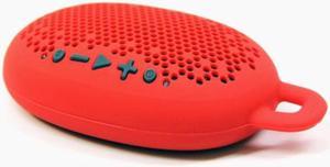 Boom Urchin Ready 4 Anything Bluetooth Speaker, Water Resistant, Shower Speaker - Red