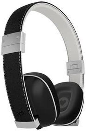 Polk Audio Hinge OnEar Headphones with 3Button Apple Control and Mic Black