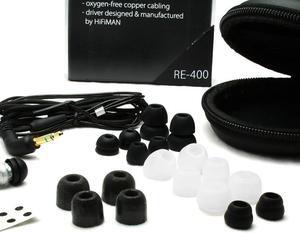 HifiMan Electronics RE-400 Waterline High-Performance In-Ear Monitor Headphones (Silver/Black)