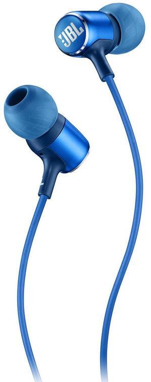 JBL Live 100 Earbuds with In-Line Microphone and Remote (Blue)