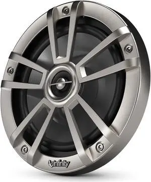 Infinity INF622MLT 6.5" Round 225 Watt RGB LED Illuminated Marine Speakers - Titanium (Pair)