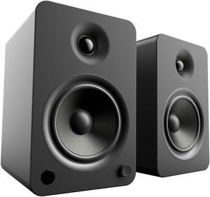 Kanto YU6 Powered Bookshelf Speakers with Built-In Bluetooth - Pair (Matte Black)