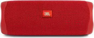 JBL Flip 5 Portable Waterproof Bluetooth Speaker (Red)