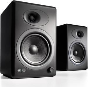 Audioengine A5+ Classic Powered Bookshelf Speakers - Pair (Black)