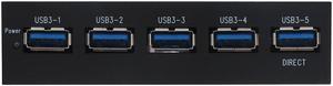 SEDNA - Internal 5 Port USB 3.0 Hub ( Floppy Bay )