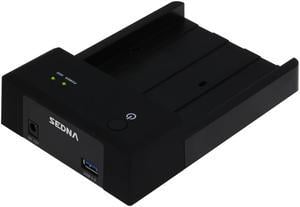 SEDNA - SE-EHD-331-U Tool Free USB 3.0  2.5/3.5" External SATA Hard Disk Drive Docking Station ( Horizontal Flat Bed type )
