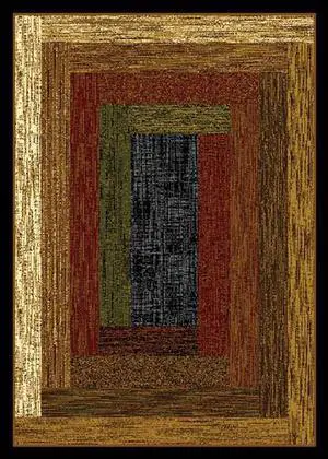 Home Dynamix Rustic Lodge Modern Area Rug 6x8 Contemporary Carpet - Actual 5' 2" x 7' 2"