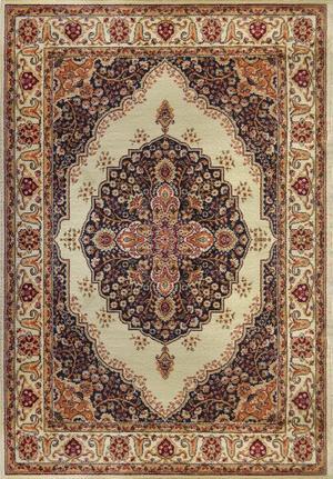 Home Dynamix Traditional Oriental 8x11 Area Rug Persian Medallion Carpet - Actual 7'8"x10'4"