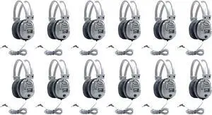 Hamilton Buhl SC-7V SchoolMate Deluxe Stereo Headphones with Volume Control (12)