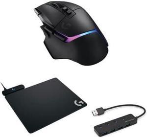 Logitech G502 X Plus Wireless Gaming Mouse Black Bundle