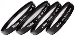 Vivitar Close Up Lens Set (+1,+2,+4,+10) - 40.5mm