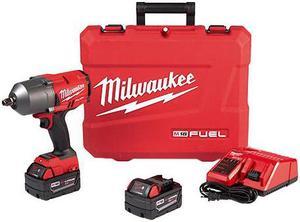 Milwaukee Electric Tool - 2767-22 - Impact Wrench, Steel/Glass Filled Nylon/Rubber, Red, 18V, 10.75 H x 3.15 W x 8.39
