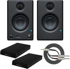 Presonus 2-Way 3.5" Near Field Studio Monitors with Isolation Pads and Cable