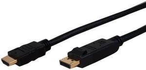 Comprehensive DISP-HD-3ST Comprehensive Standard Series DisplayPort to HDMI High Speed Cable 3ft - DisplayPort/HDMI for Audio/Video Device - 3 ft - 1 x DisplayPort Male Digital Audio/Video - 1 x HDMI