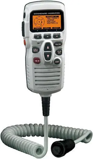 Standard Horizon CMP31W - White RAM3+ Remote Station Microphone w/ Long Cord & Loud Audio