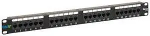 ICC ICMPP0245E PATCH PANEL, CAT 5E, 24-PORT, 1 RMS