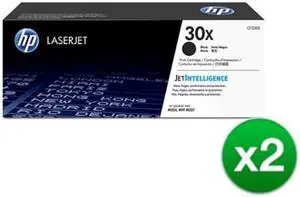HP 30X High Yield Black Original LaserJet Toner Cartridge (CF230X)(2-Pack)