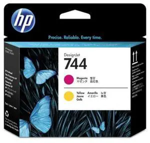HP 744 Magenta/Yellow DesignJet Printhead, F9J87A