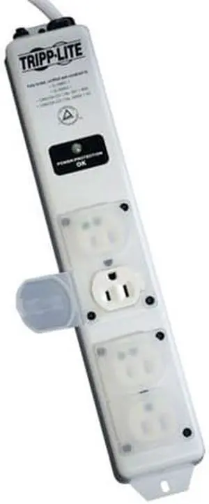 Tripp Lite 4-Outlet Surge Protector Strip SPS415HGULTR Mounting Clamp for Medical-Grade Power Strips