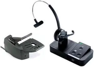 Jabra PRO 9450 Flex Mic Mono Wireless Headset w/ GN1000 Remote Handset Lifter