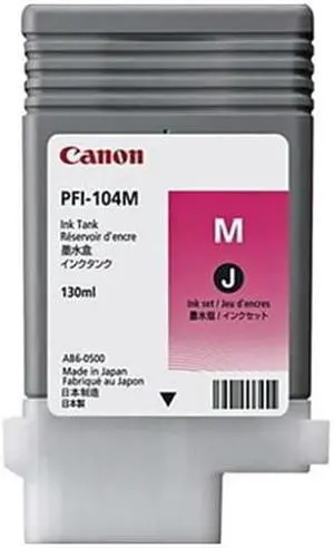 Canon 3631b001 Ink, Pfi-104m, Magenta Ink Tank 130m (3631b001aa)