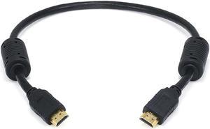 Monoprice Select Series High Speed HDMI Cable, 4K @ 24Hz, 10.2Gbps, 28AWG, 1.5ft, Black