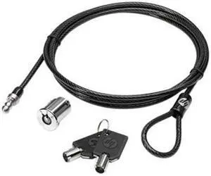 HP DJ1602B Advanced Docking Station Cable Lock - AU656UT  - 6.10 ft